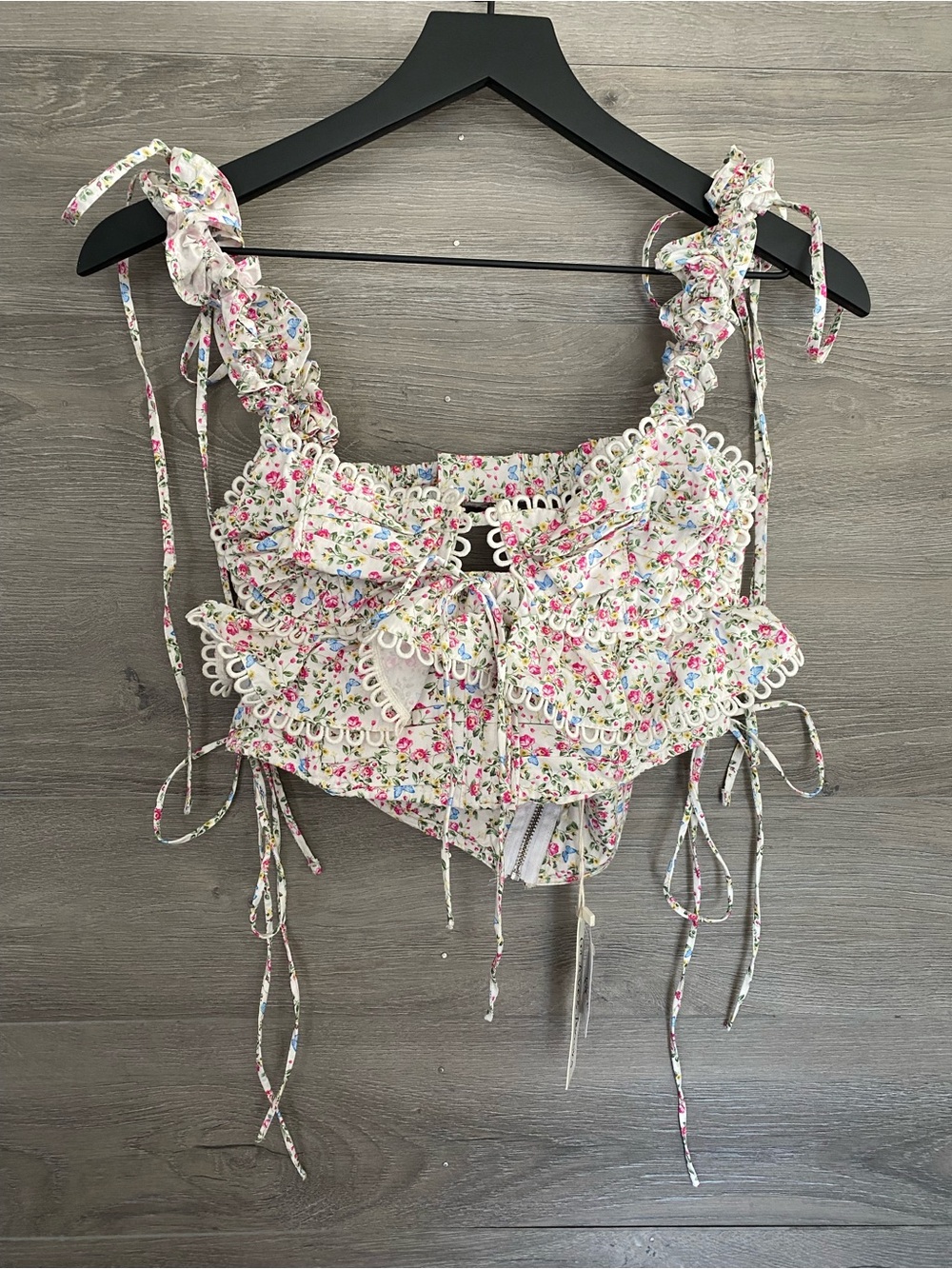 For Love & Lemons Gaia Floral Blouse NWT